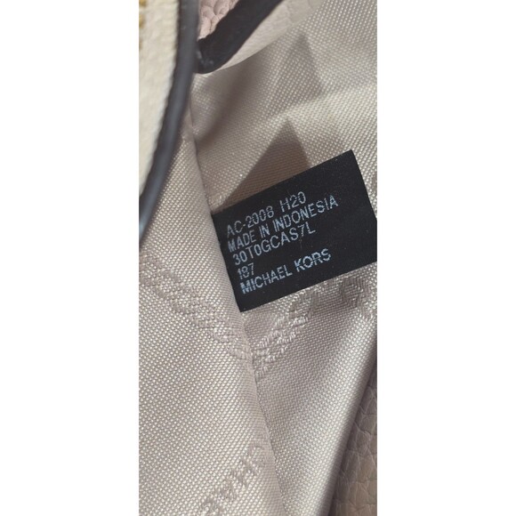 Michael Kors Camille Leather Satchel Crossbody Soft Pink Large Classic Purse - Picture 12 of 16